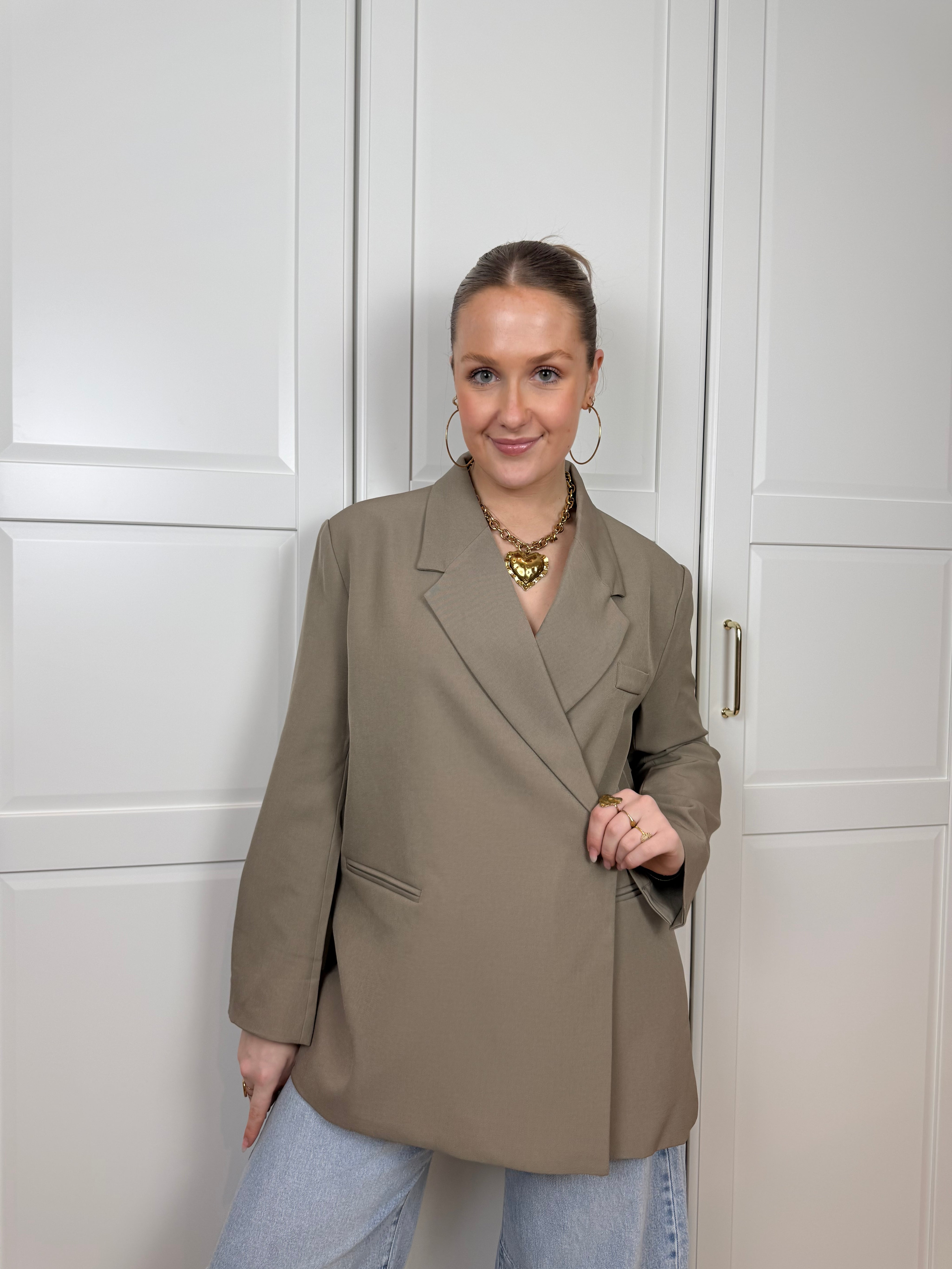 Wrap Blazer Tess | Taupe