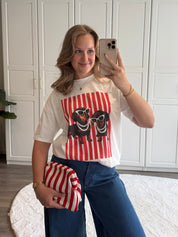 T-shirt Lise | Wit