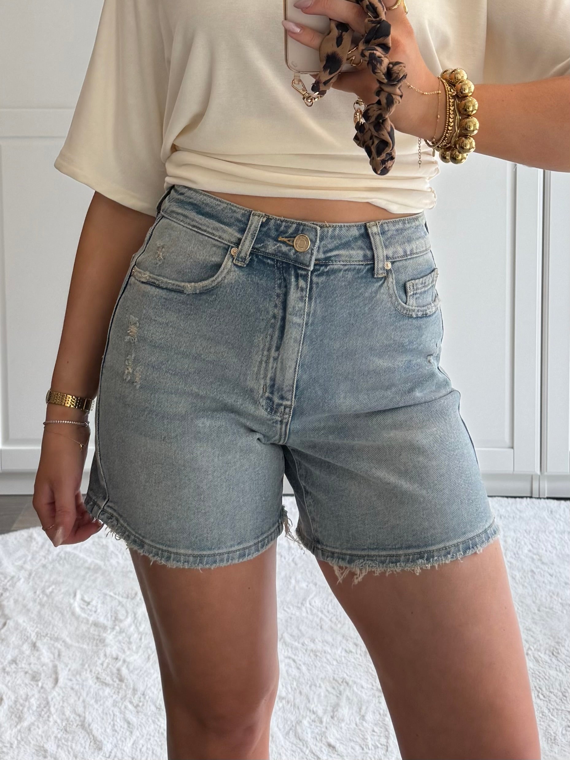 Denim Short 3900 | Washed