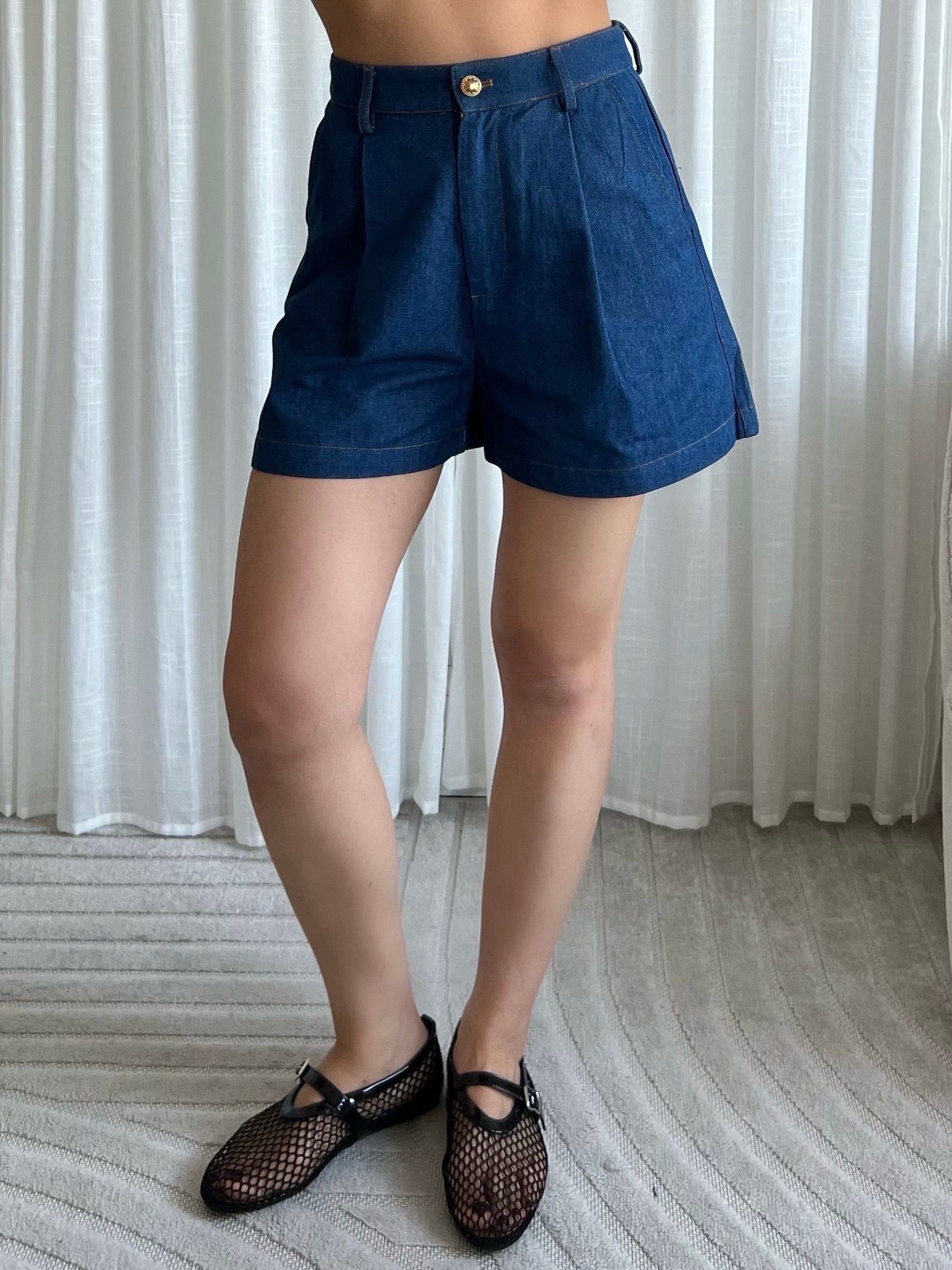 Denim Short Renee | Blauw