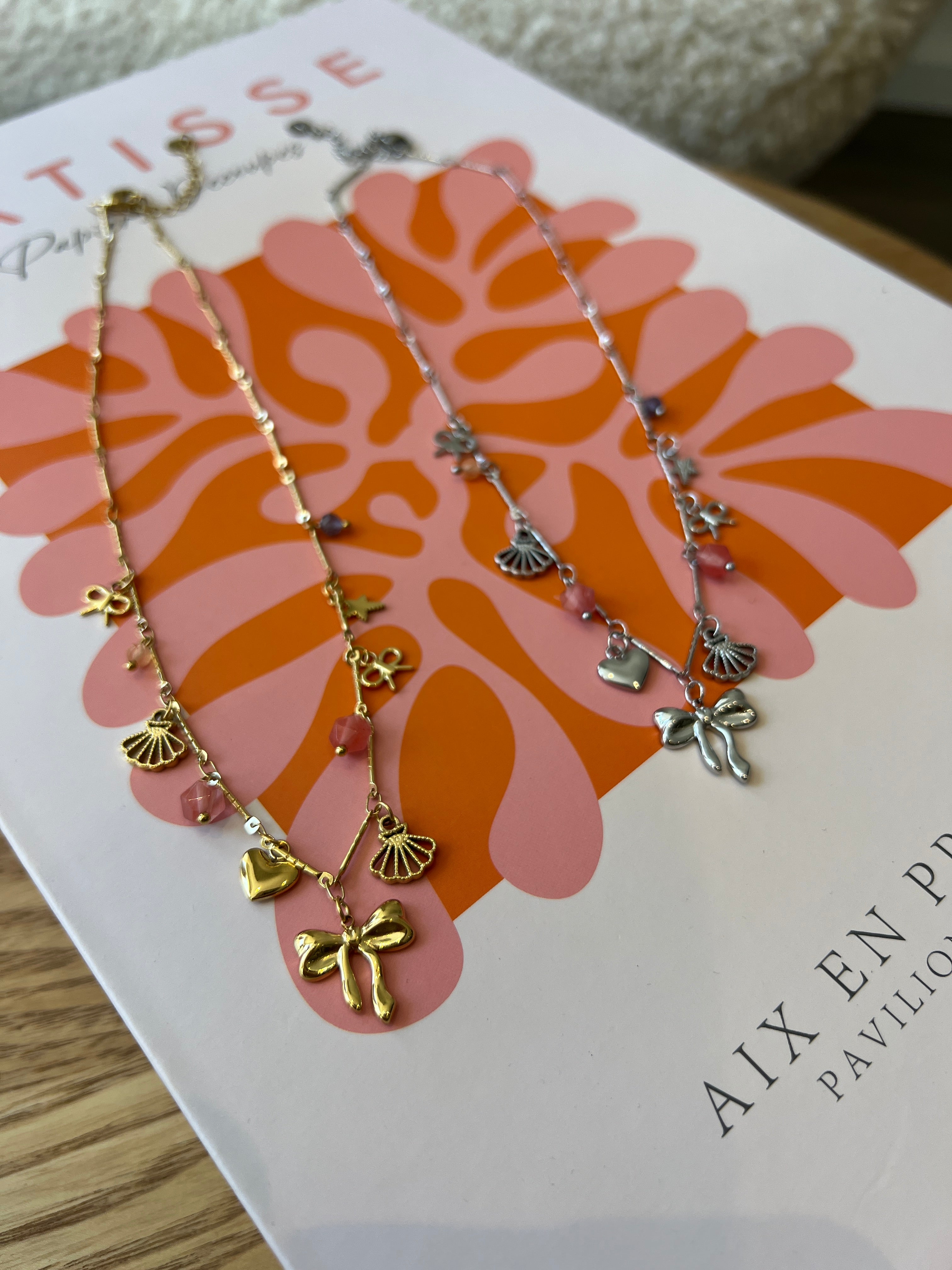 Pink Charm Ketting