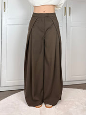 Wide Leg Pantalon Amber | Bruin