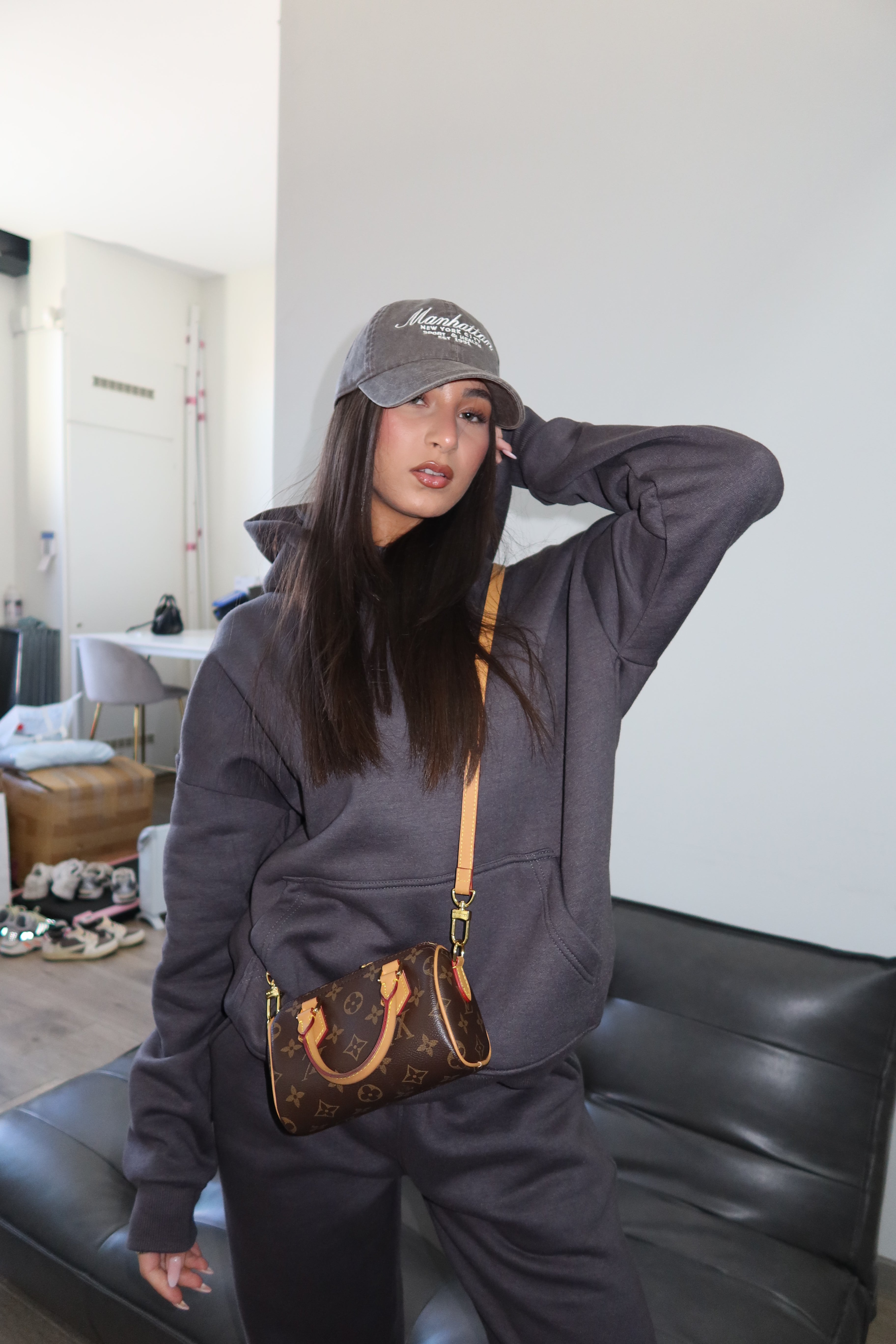 Priority Blanc Tracksuit | Donkergrijs