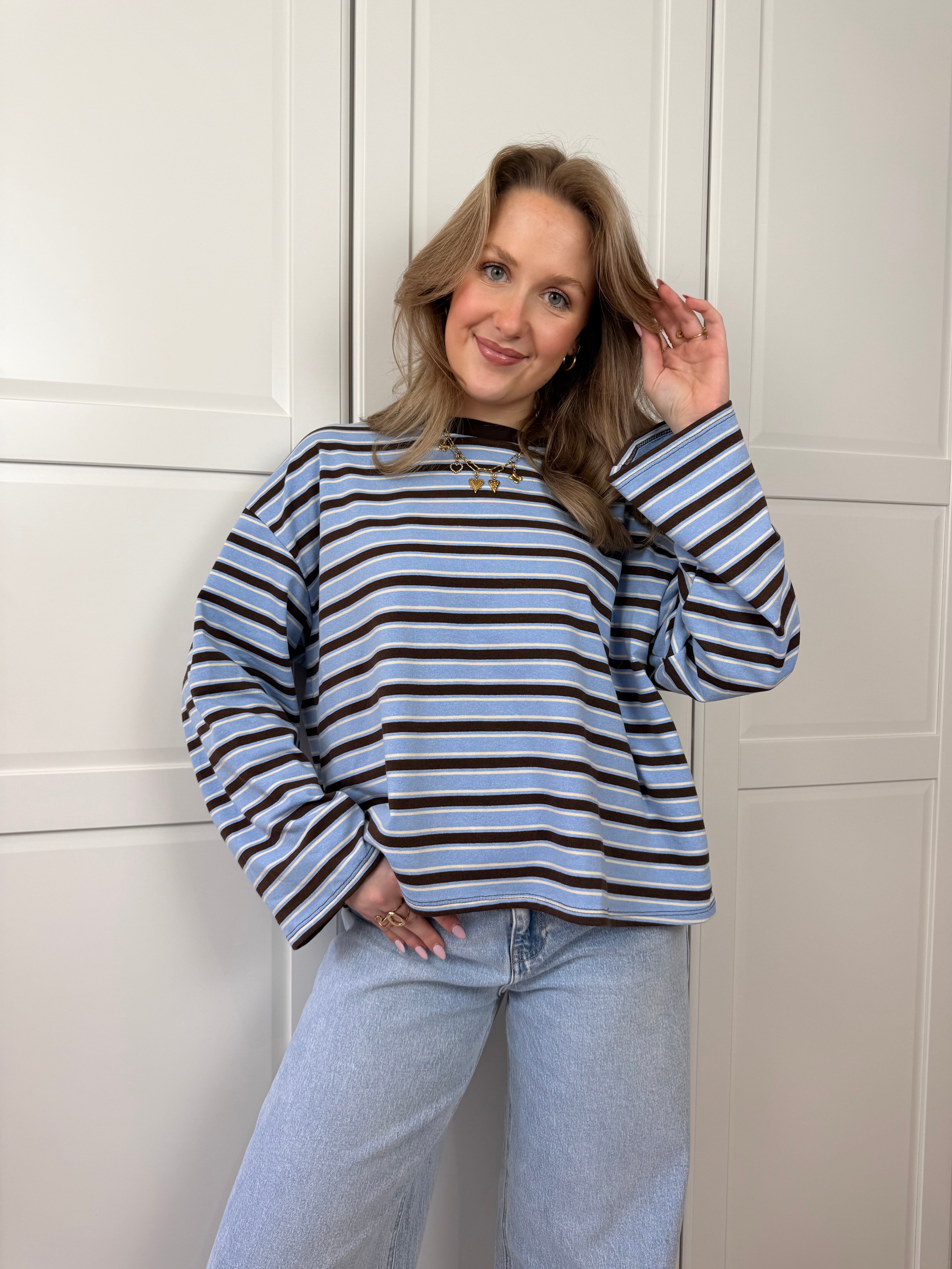 Longsleeve T-shirt Isabel | Blauw