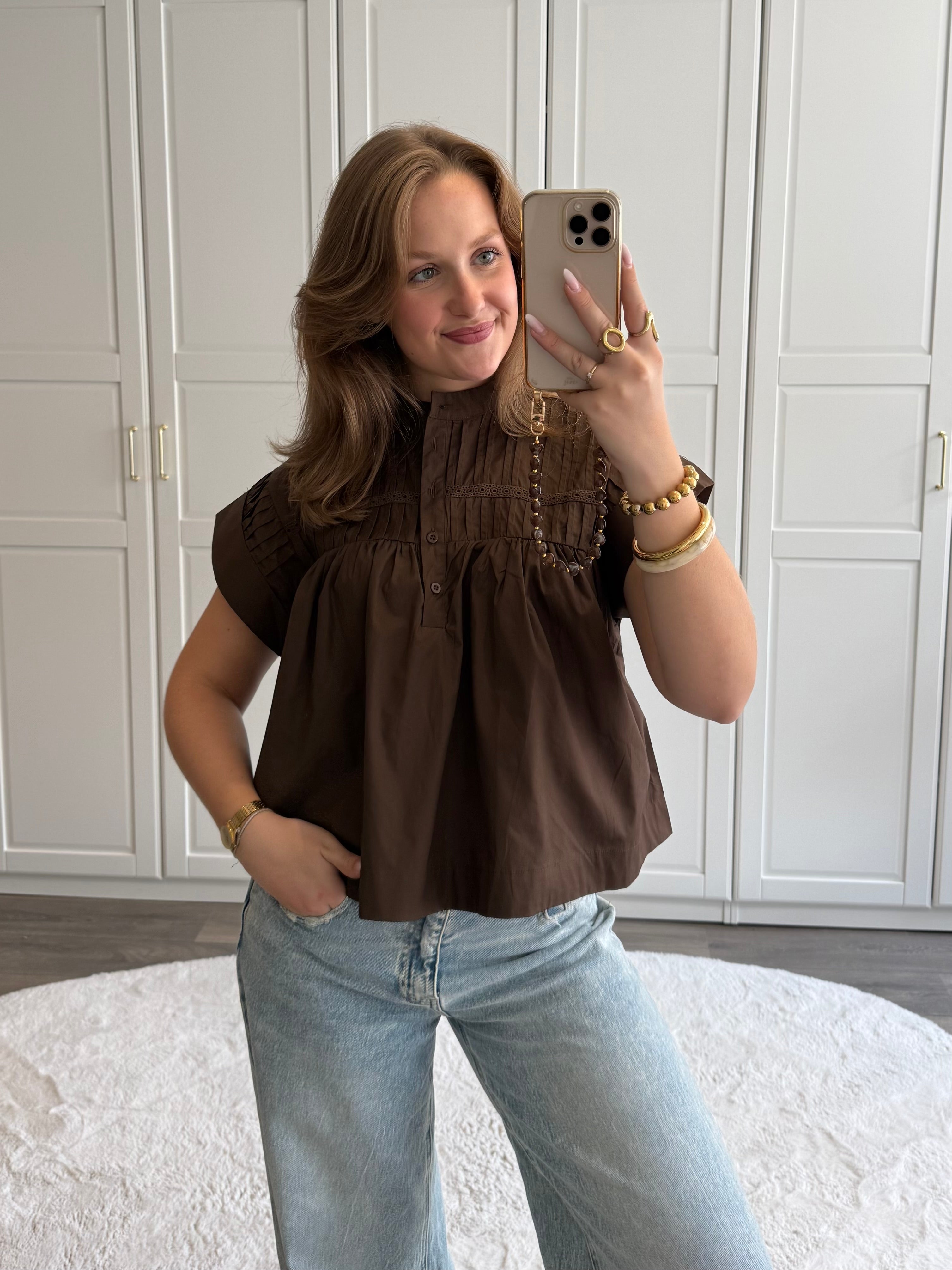 Blouse Kae | Bruin