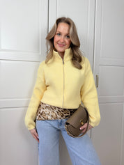 Zip Vest Moon | Geel