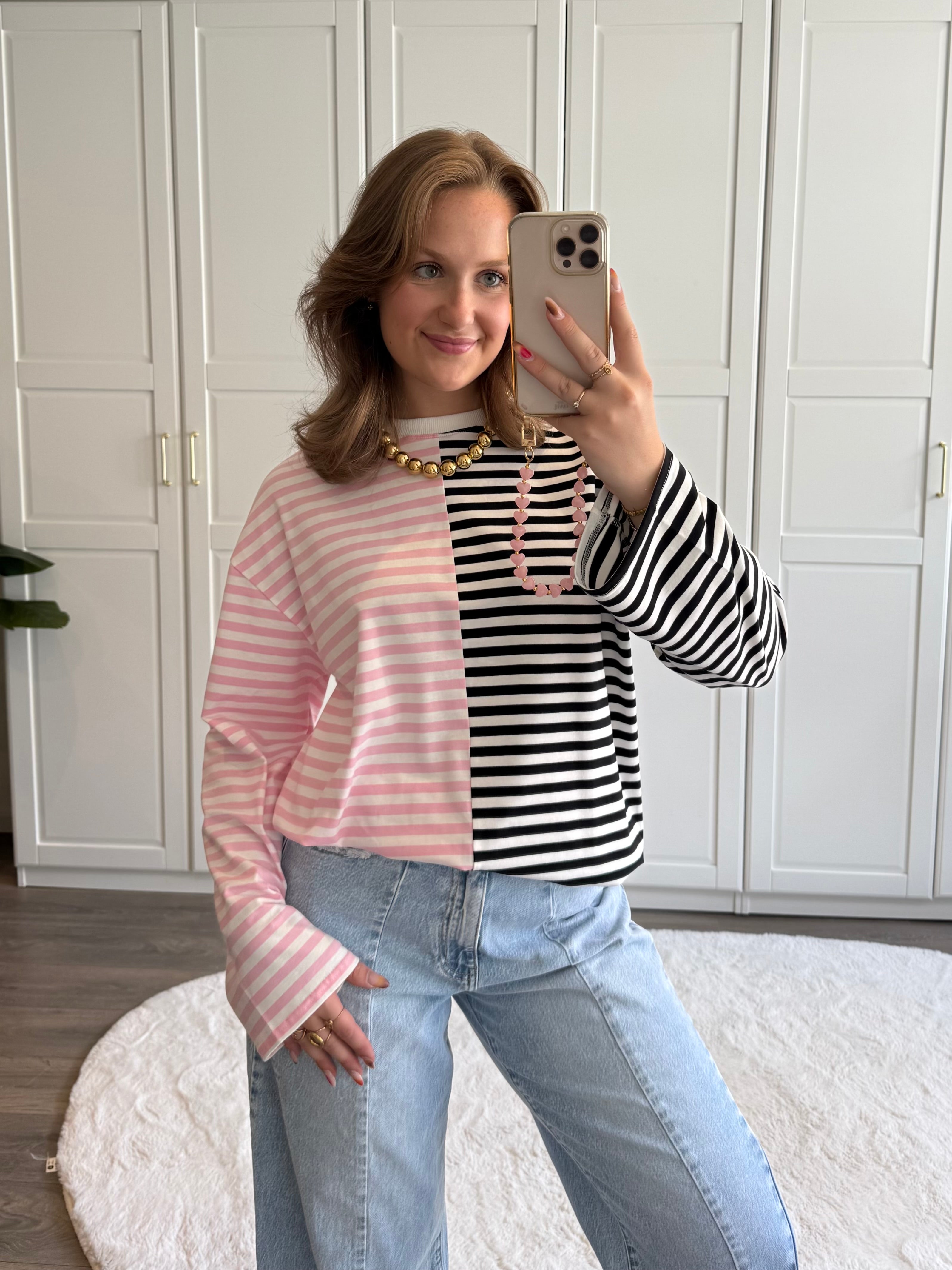 Longsleeve T-shirt Gaya | Roze