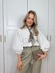 Denim Blouse Charlie | Wit