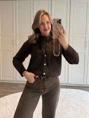 Vest Lieke | Bruin