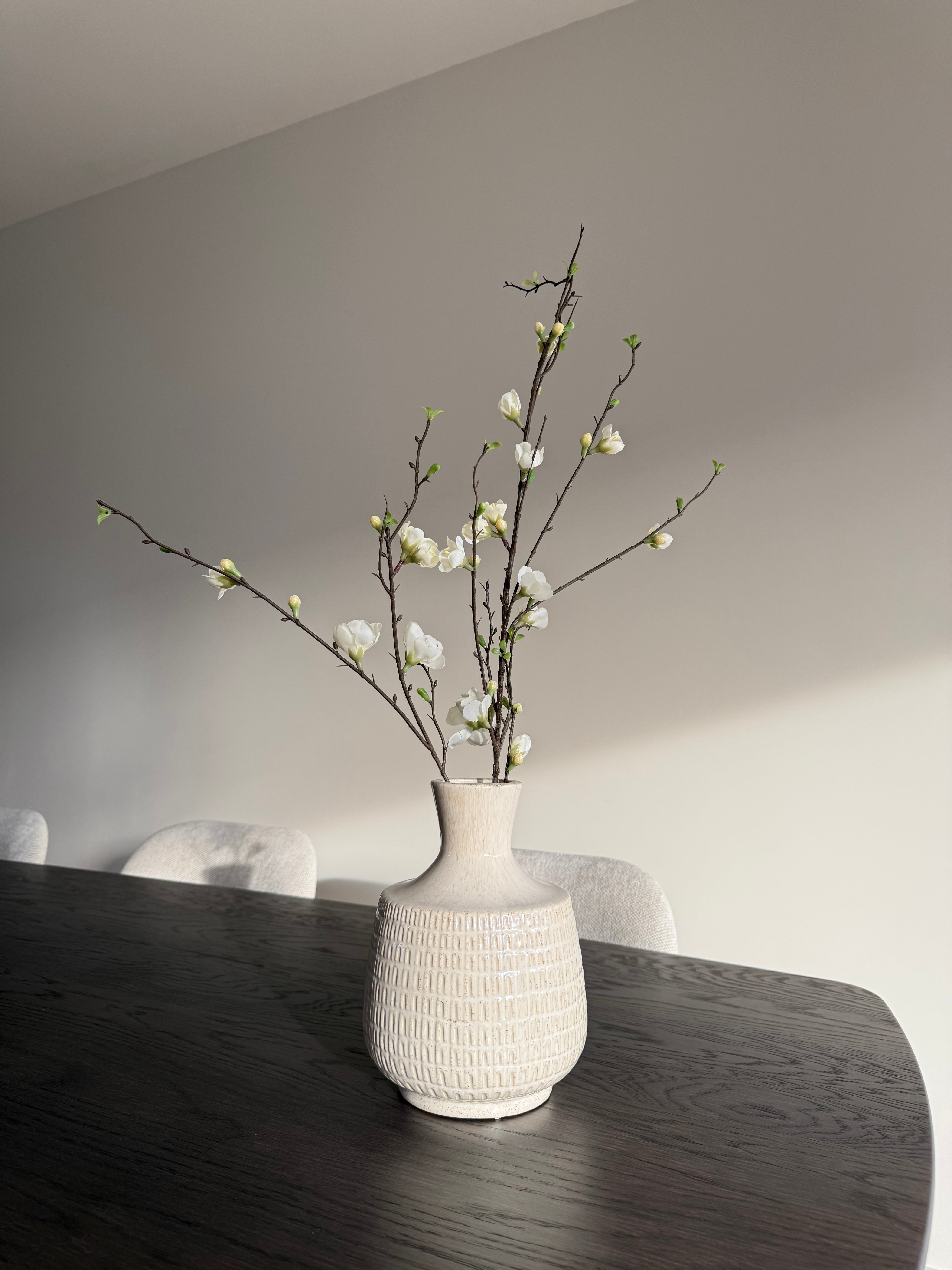Aardewerk Vaas Souk Groot | Beige