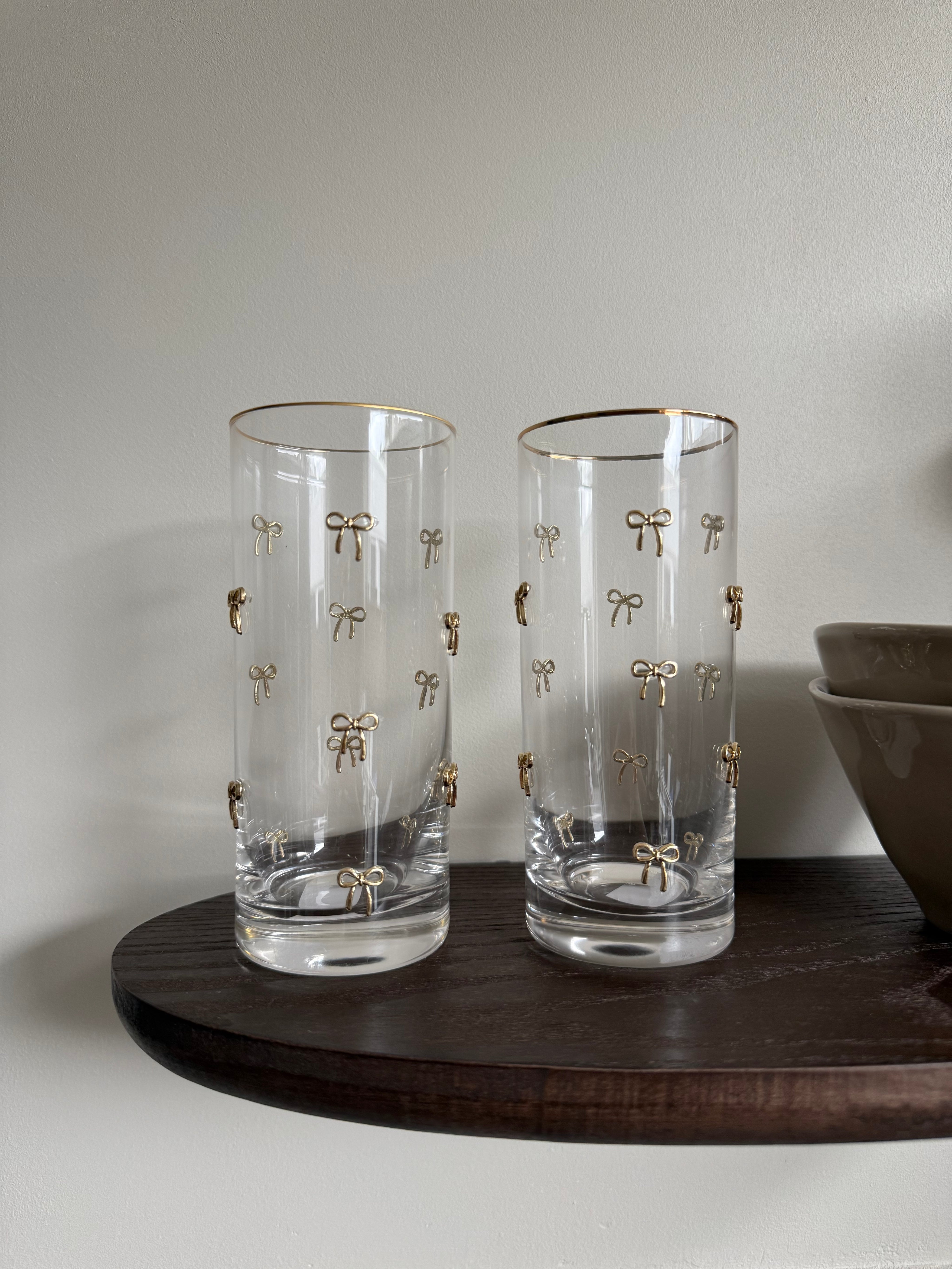 Drinkglas Bows | Goud