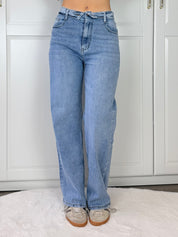 Folded Balloon Jeans 1511 | Blauw