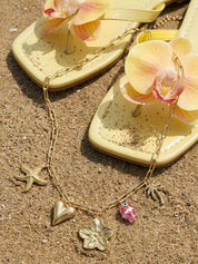 Midnight Sun Ketting | Goud