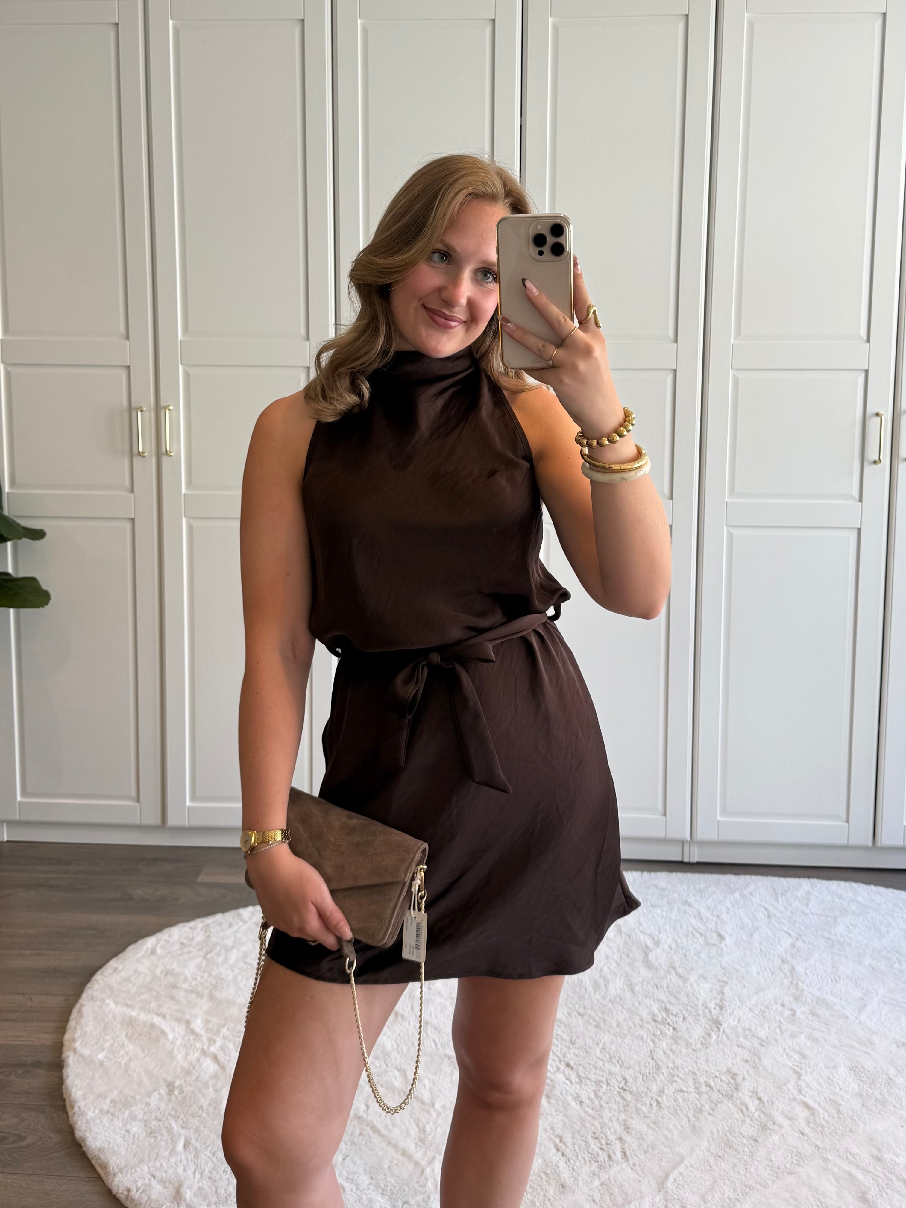 Jurk Noor | Bruin