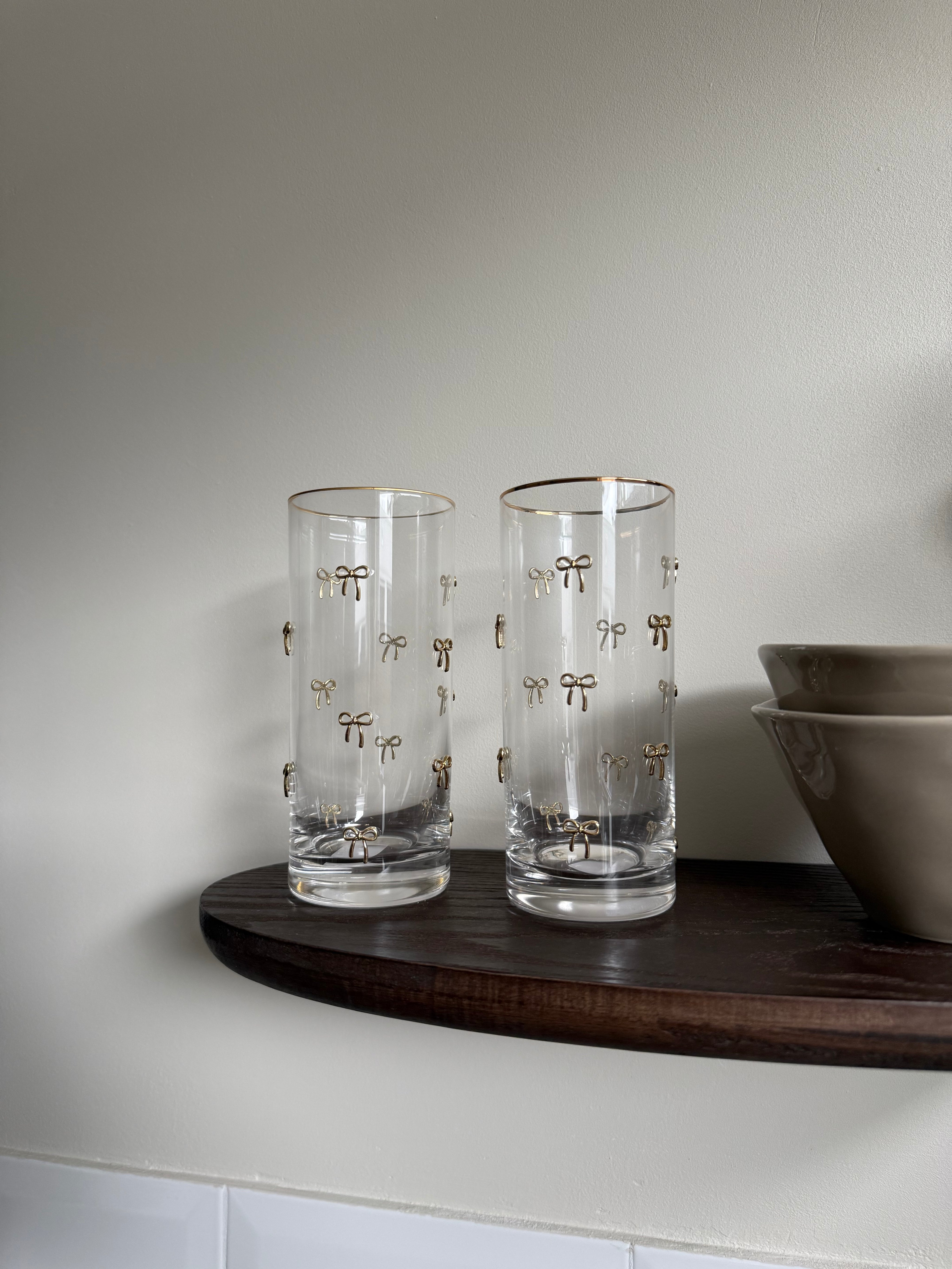 Drinkglas Bows | Goud
