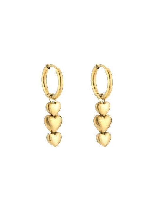 Heart Drop Oorbellen