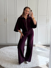 Jogging Set Sophia | Bordeaux