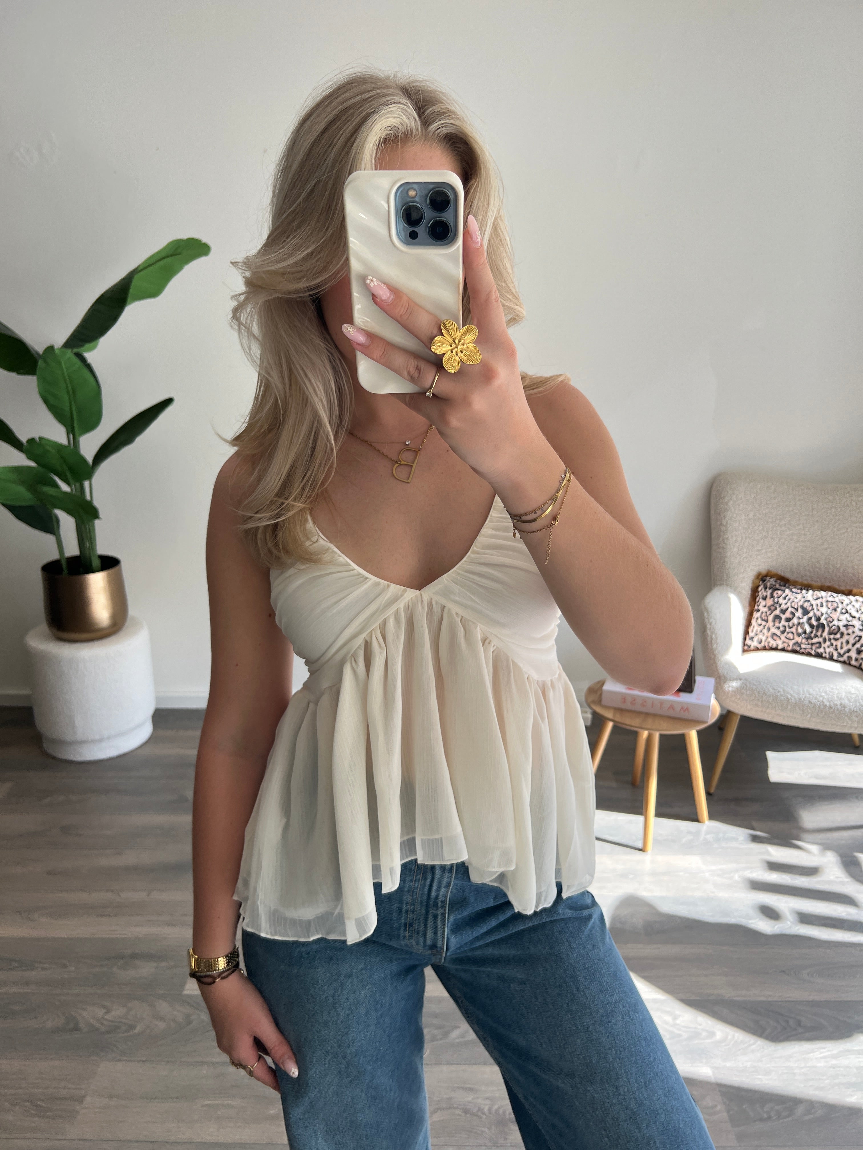 Top Leah | Creme