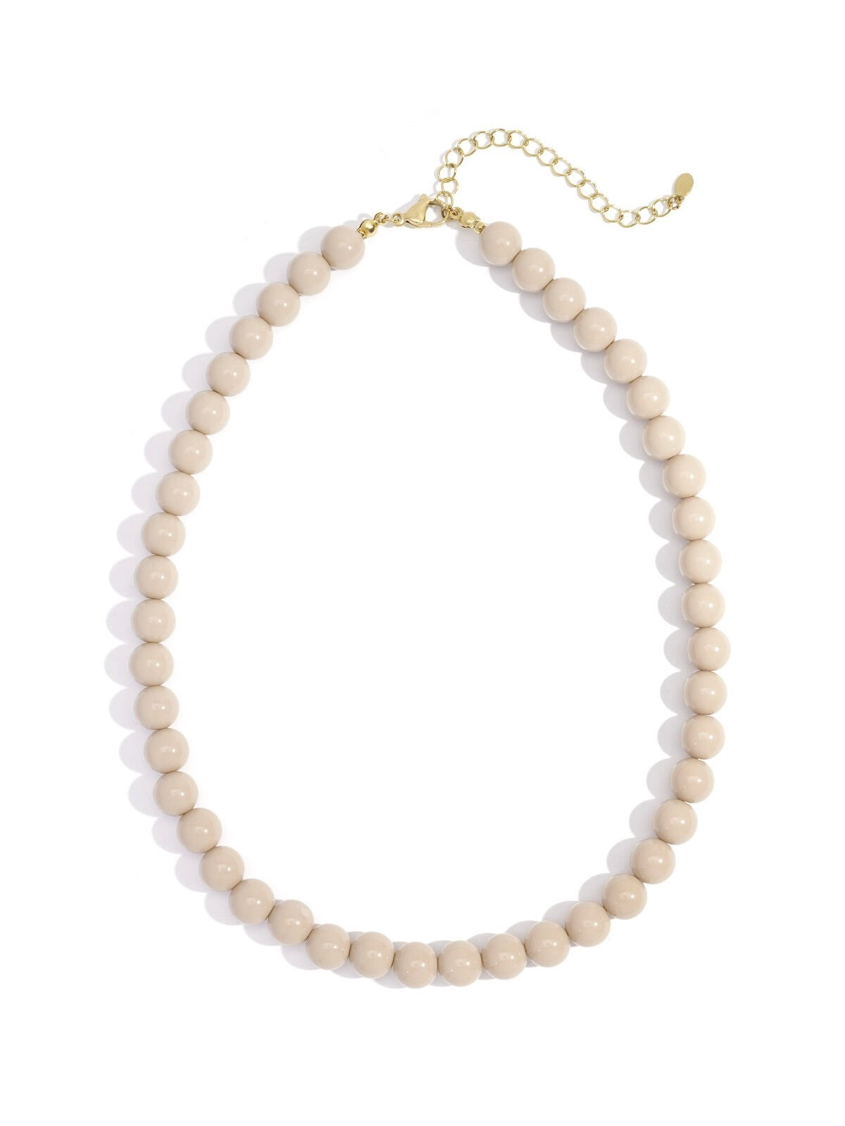 Bubble Beads Ketting | Beige