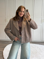 Wave Blazer Chrissy | Taupe