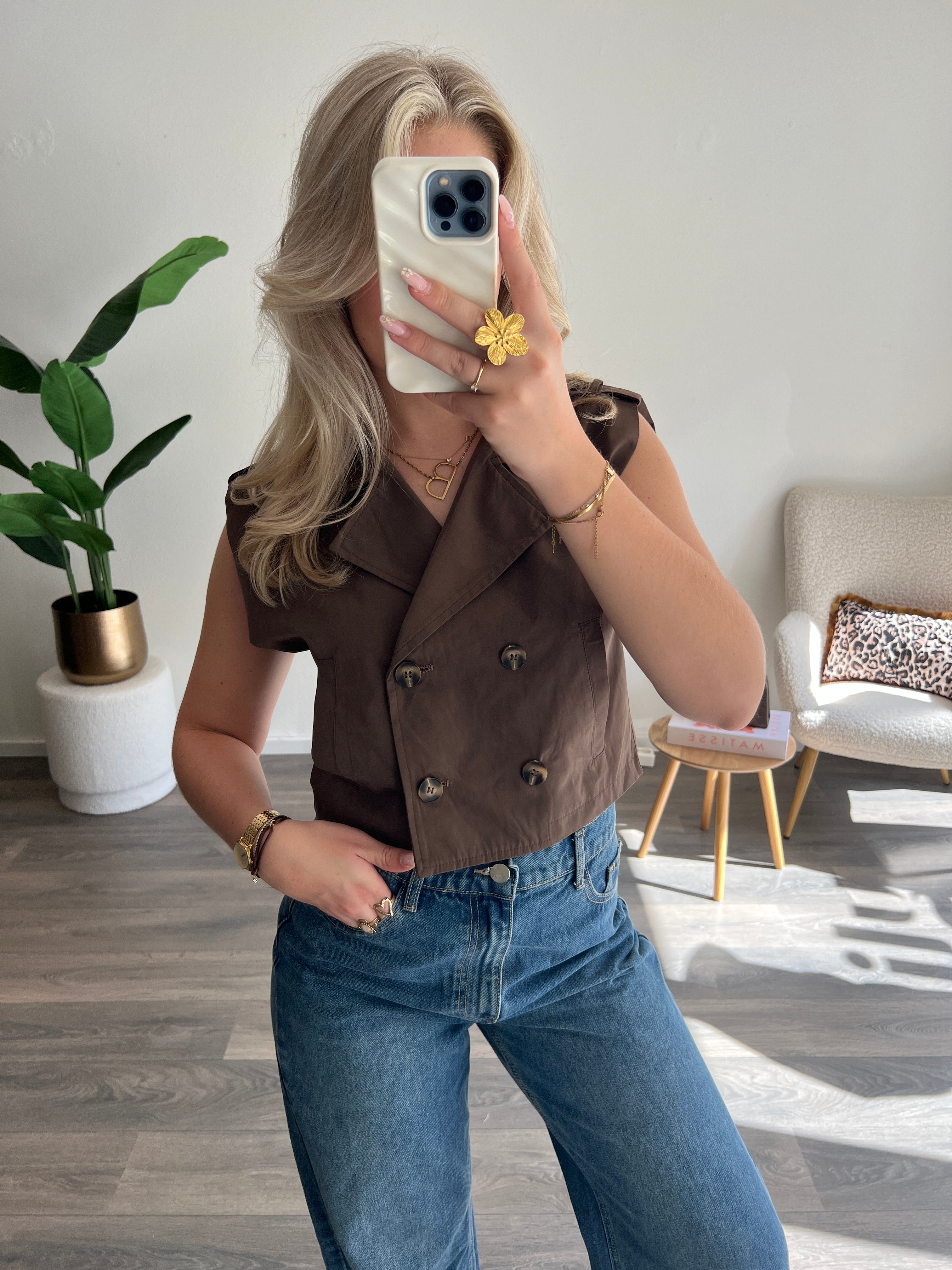 Trench Gilet Robin | Taupe