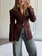 Tailored Blazer Tess | Bordeaux