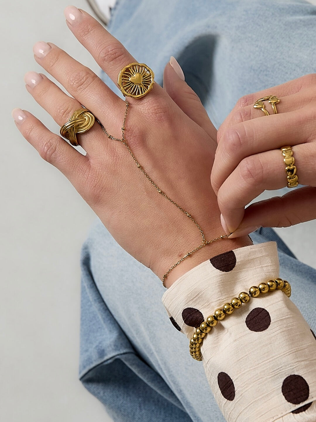 Handchain Bubble | Goud