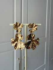 Oorbellen Statement Flower | Goud