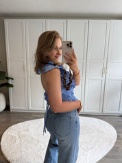 Top Olivia | Blauw