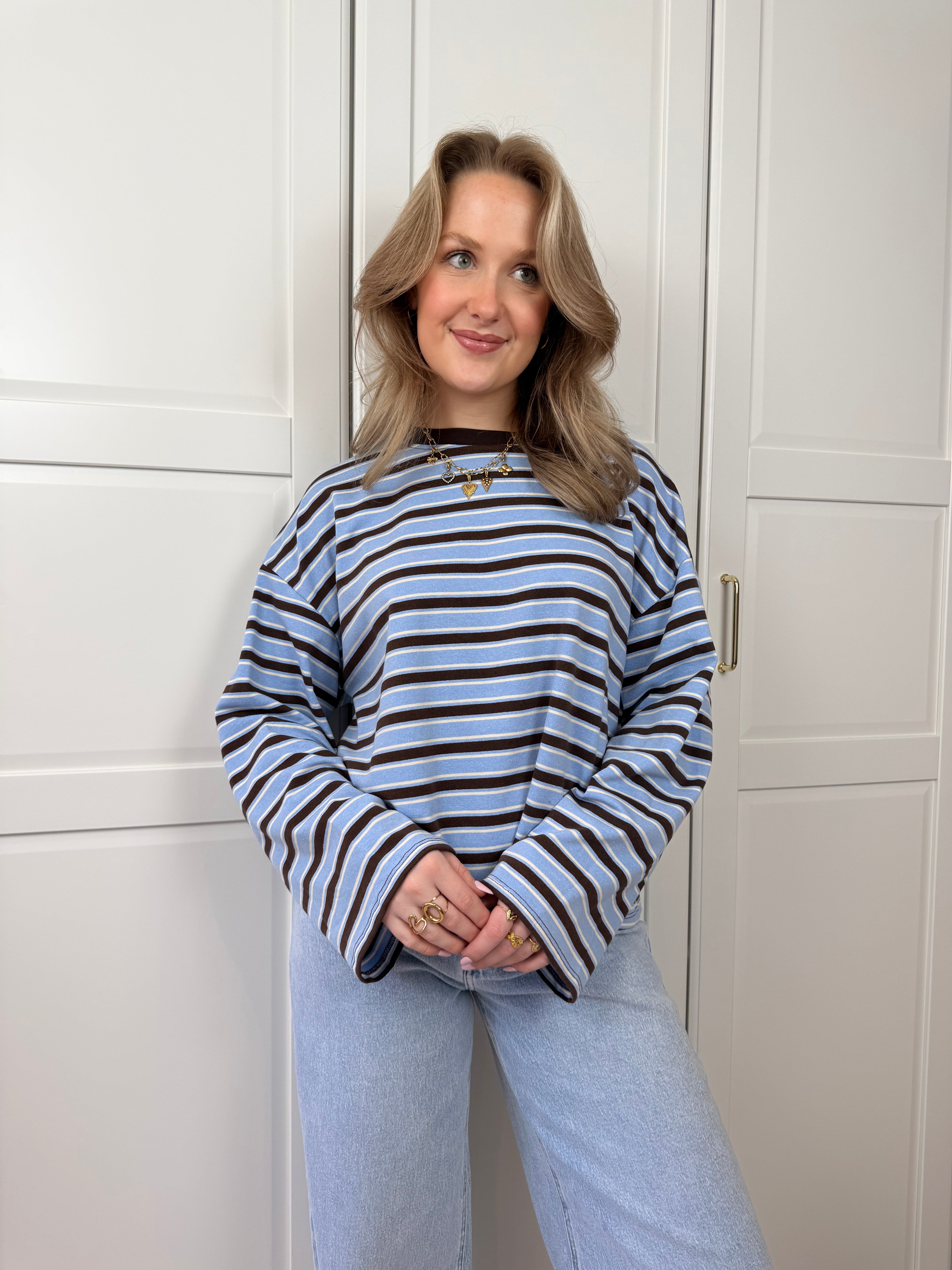 Longsleeve T-shirt Isabel | Blauw