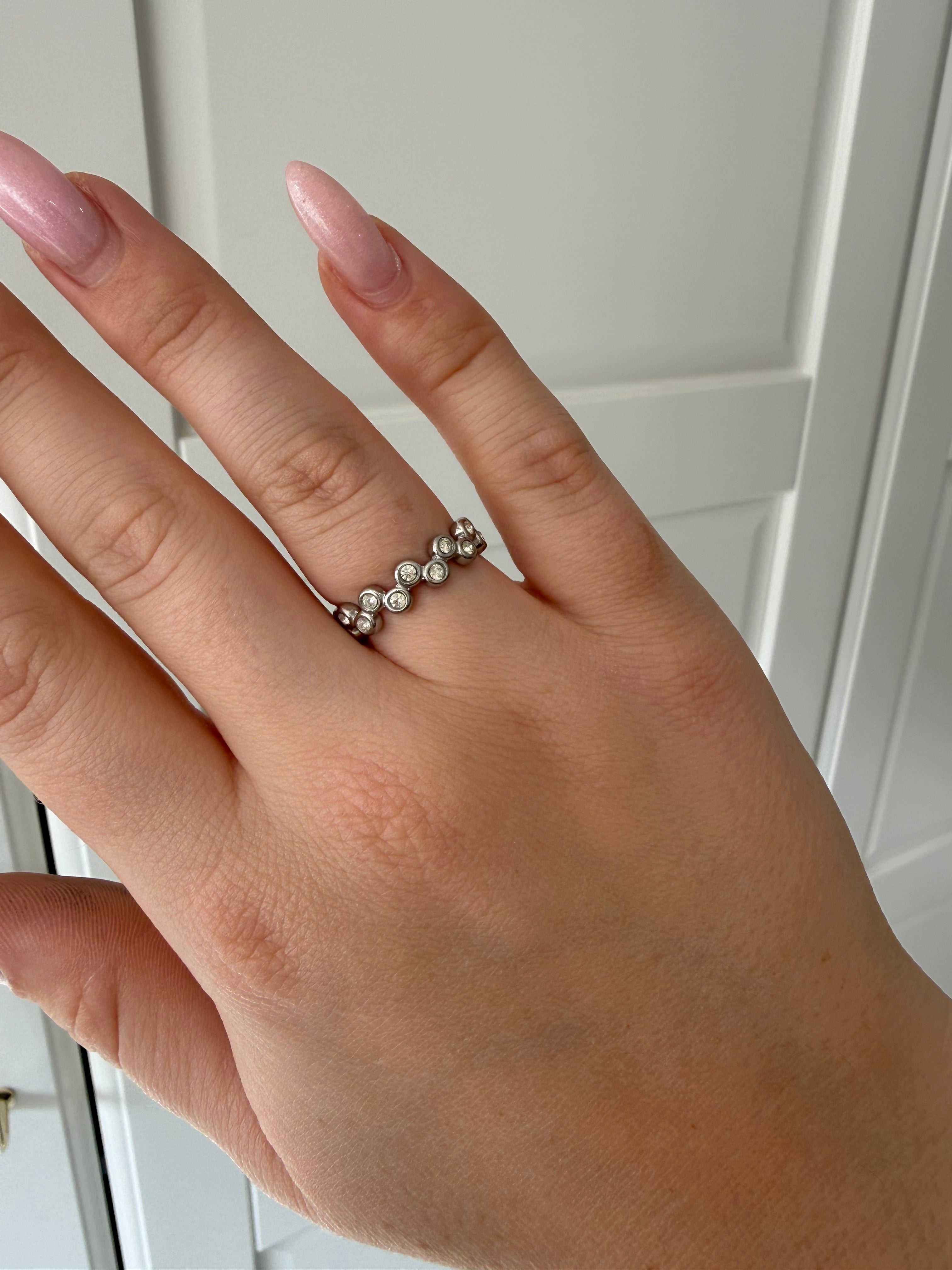 Wave Strass Ring