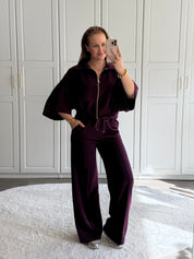 Jogging Set Sophia | Bordeaux
