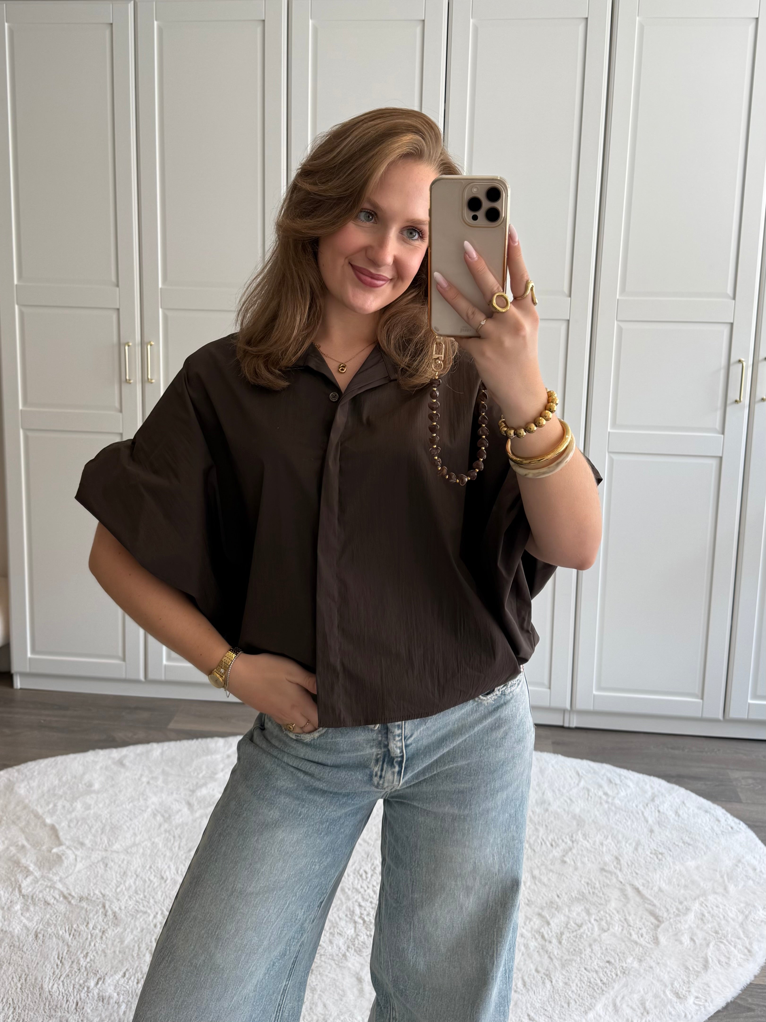 Blouse Demi | Bruin
