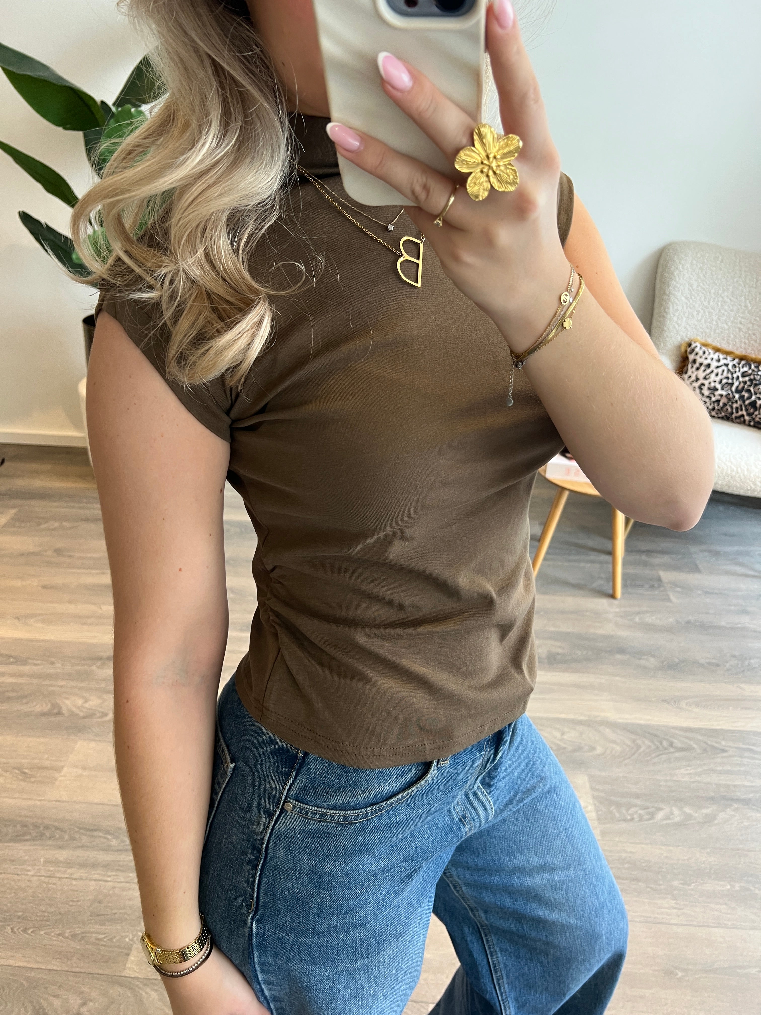 Top Misha | Taupe