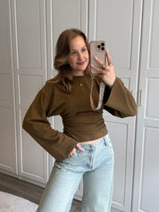 Longsleeve T-shirt Elin | Army