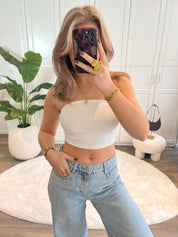 Tube Top Linde | Wit