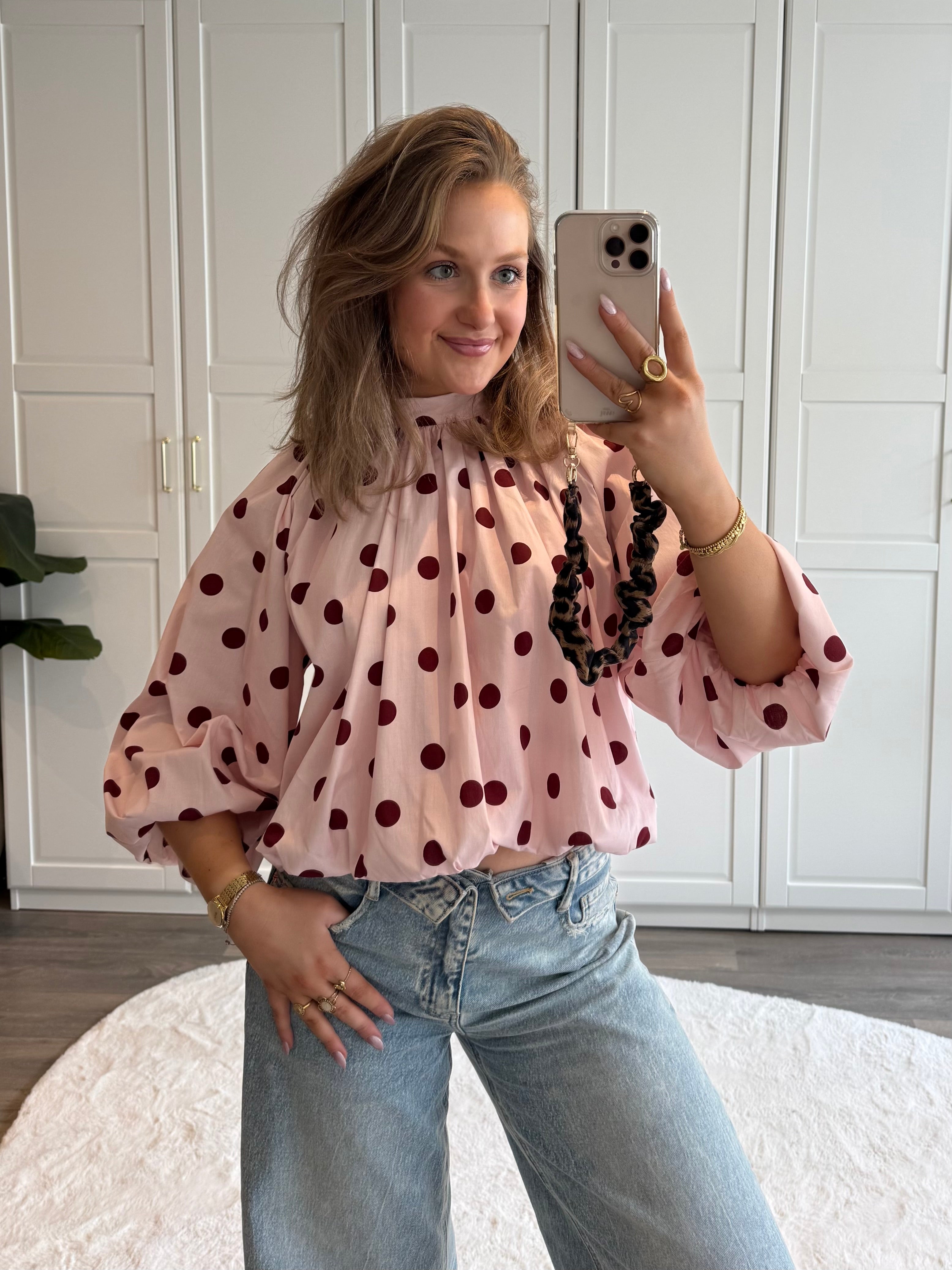 Blouse Dominique | Roze