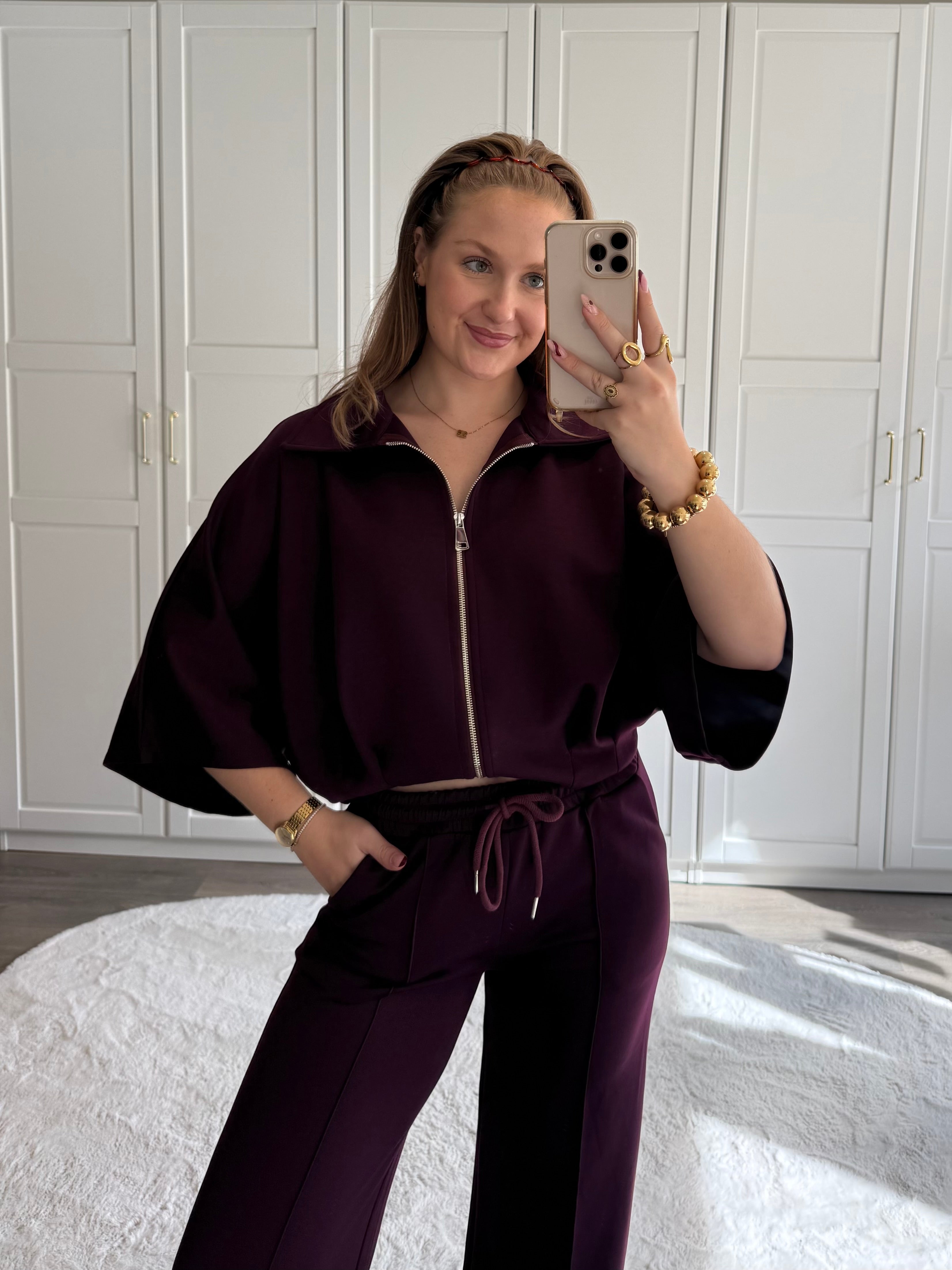 Jogging Set Sophia | Bordeaux