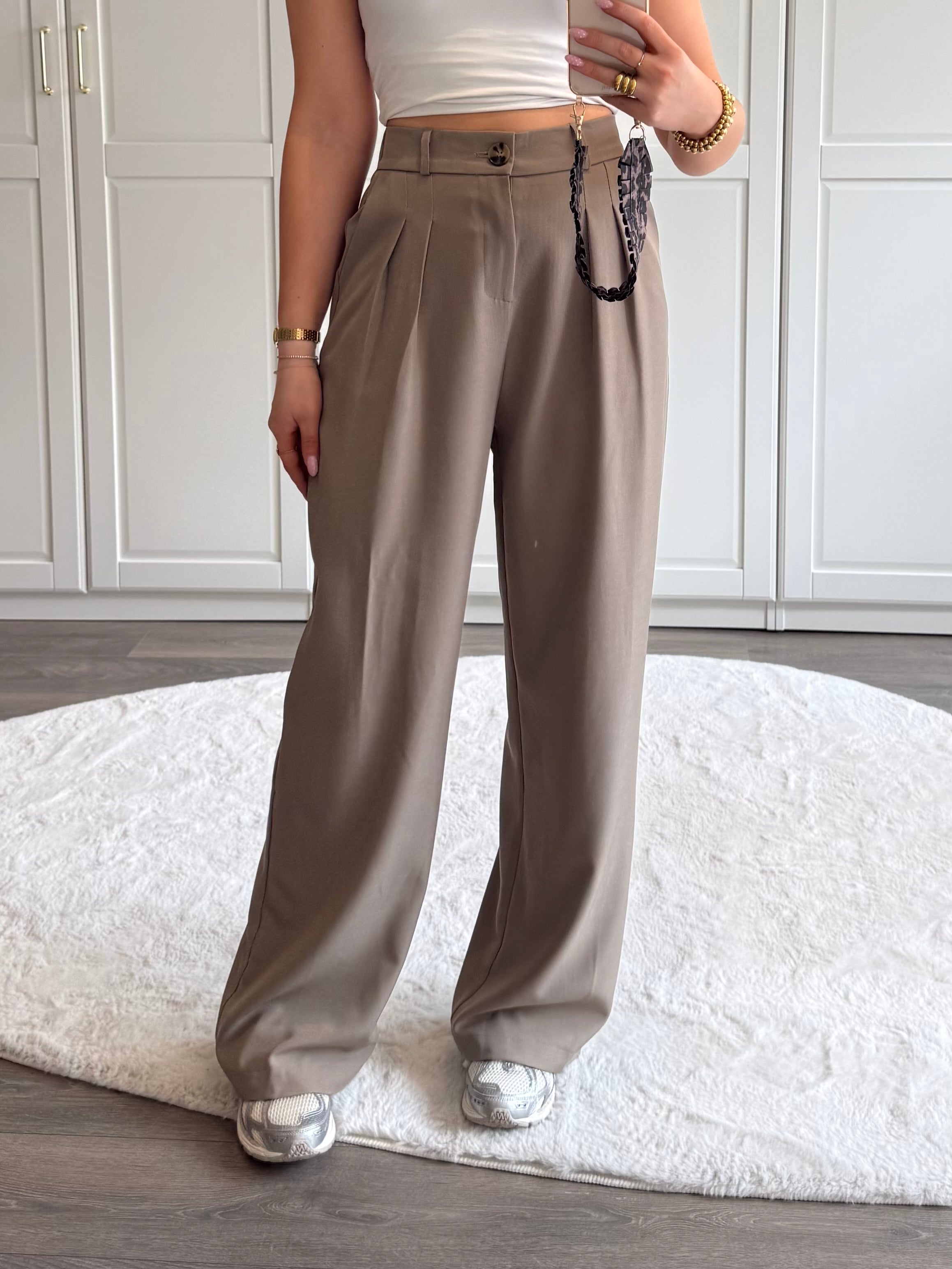 Pantalon Tess | Taupe