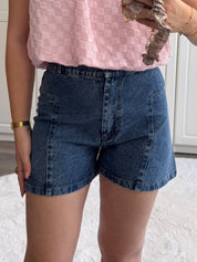 Denim Short Maud | Blauw