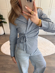 Tailored Blouse Ivy | Blauw