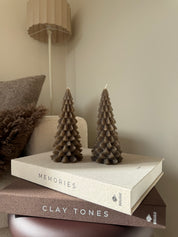 Kerstboom Kaars | Bruin