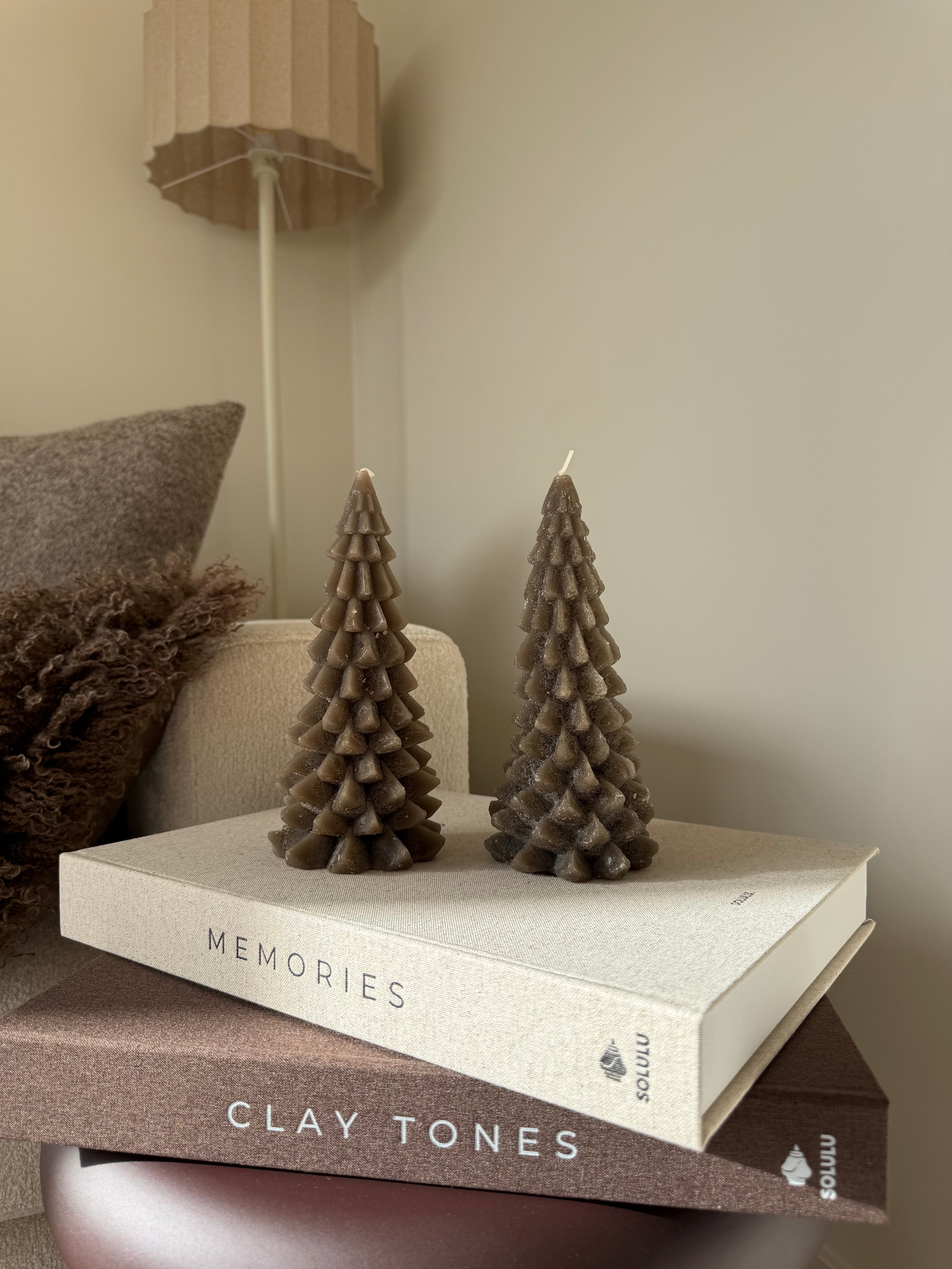 Kerstboom Kaars | Bruin