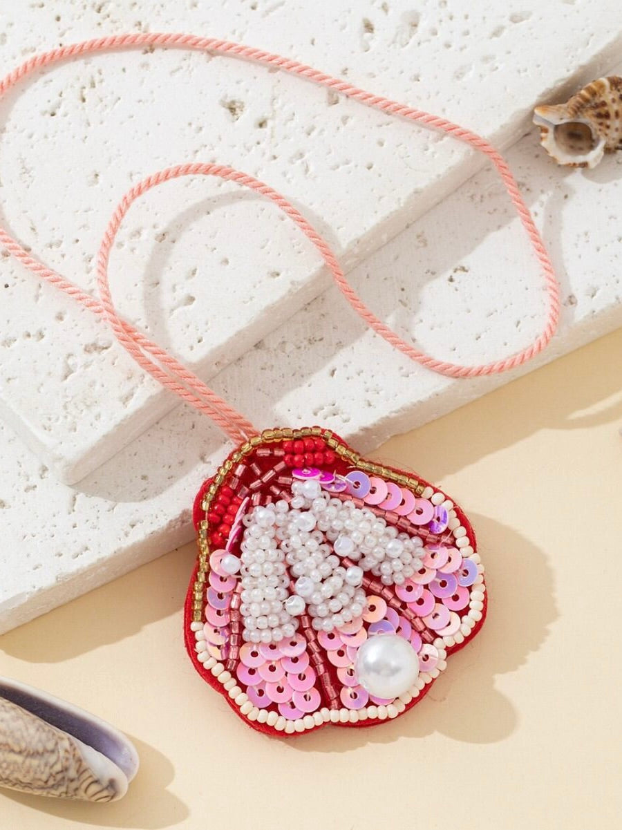 Hanger Beaded Shell | Roze