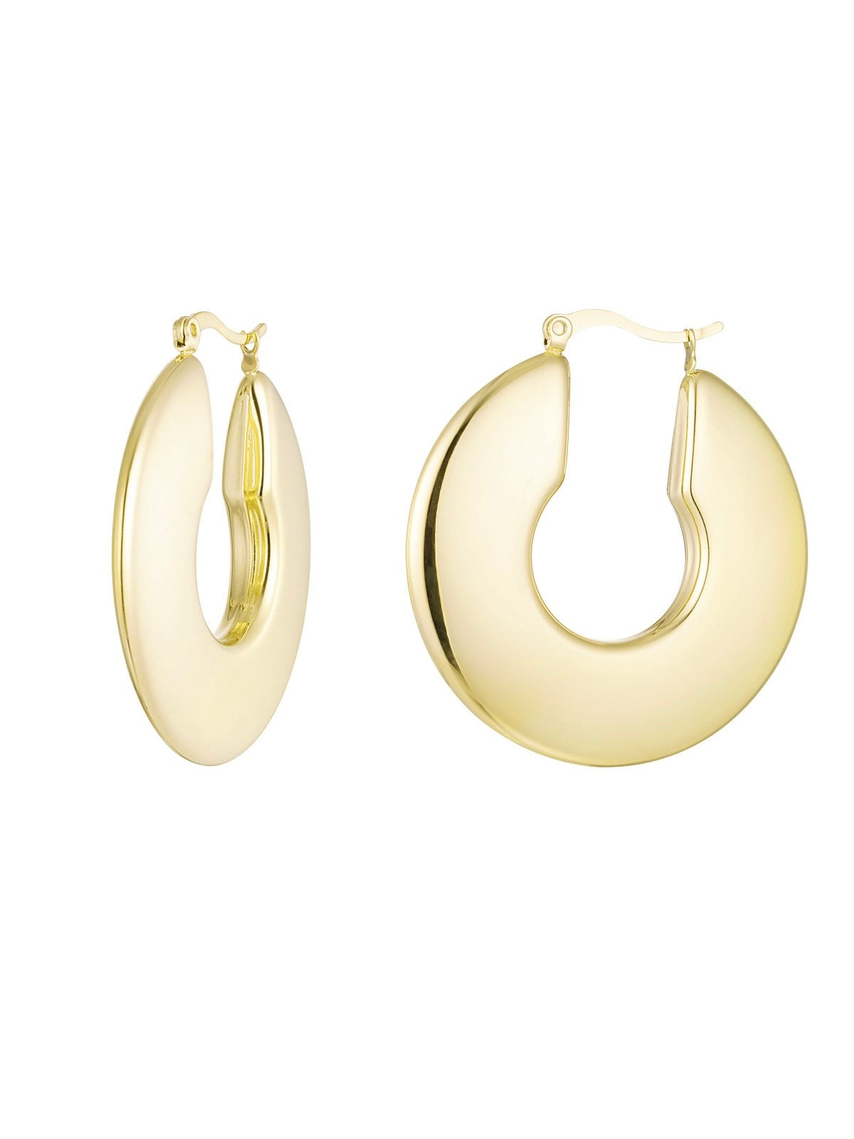 Chunky Circle Oorbellen