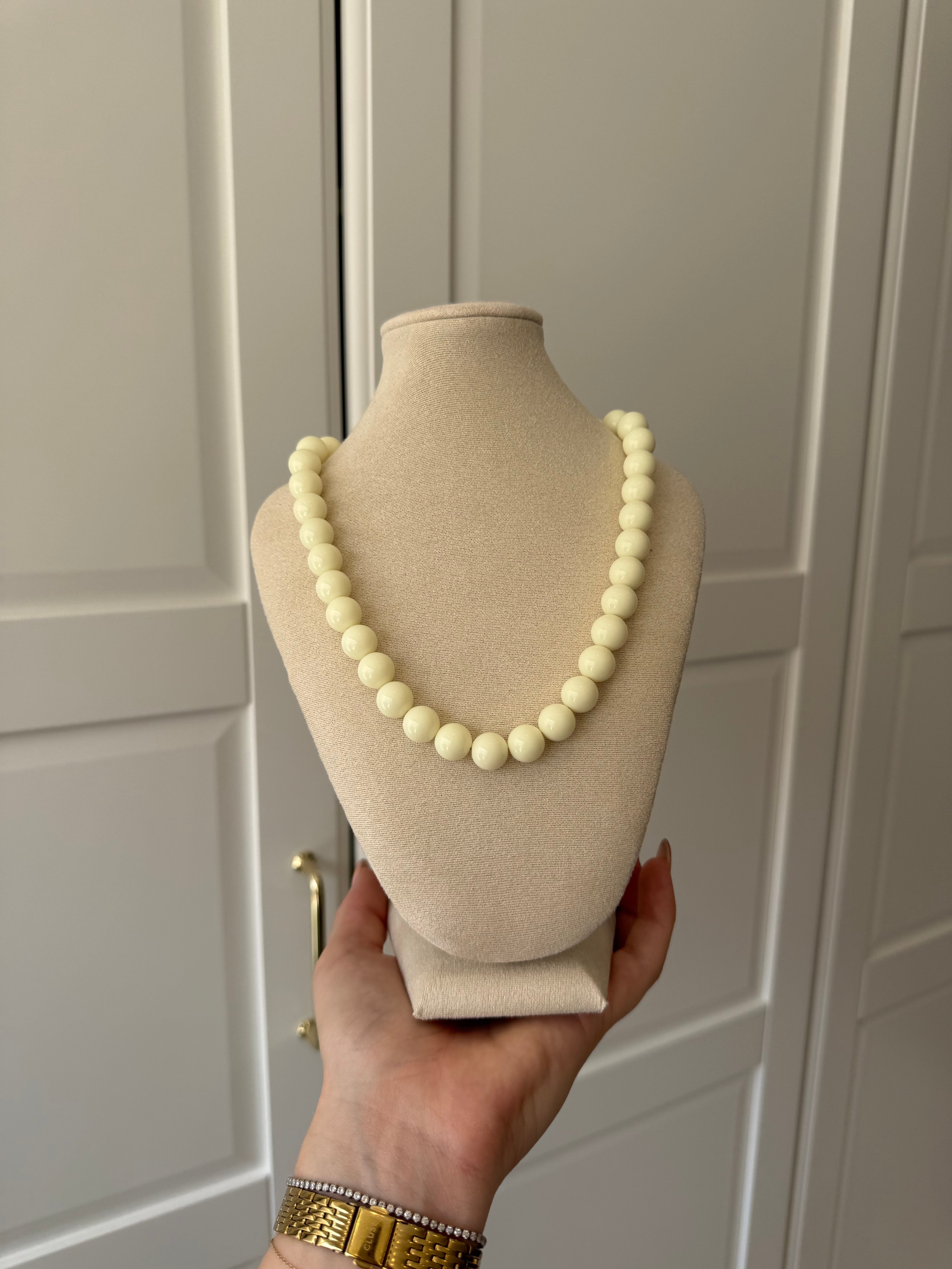 Bubble Ketting | Creme