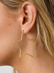 Star Oorbellen Medium