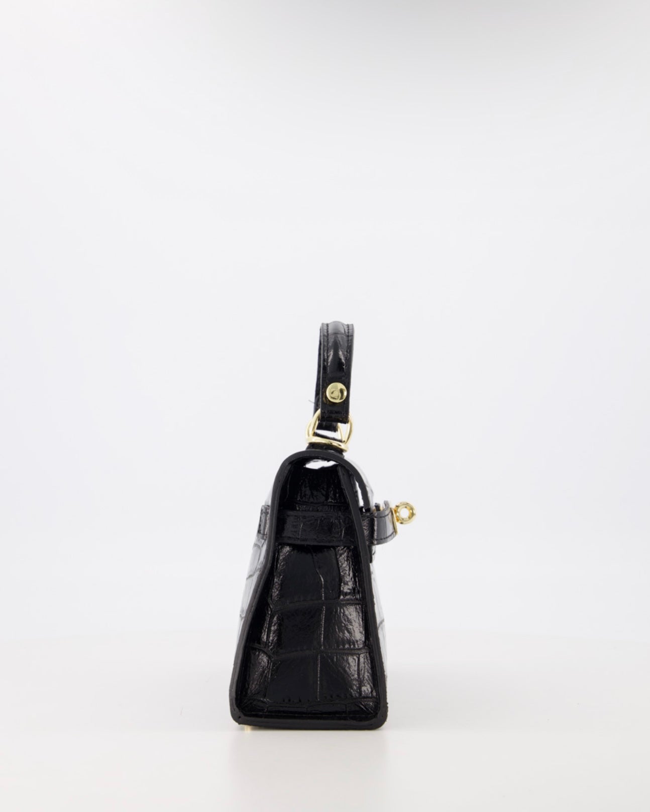 Tas Lore Croco | Zwart