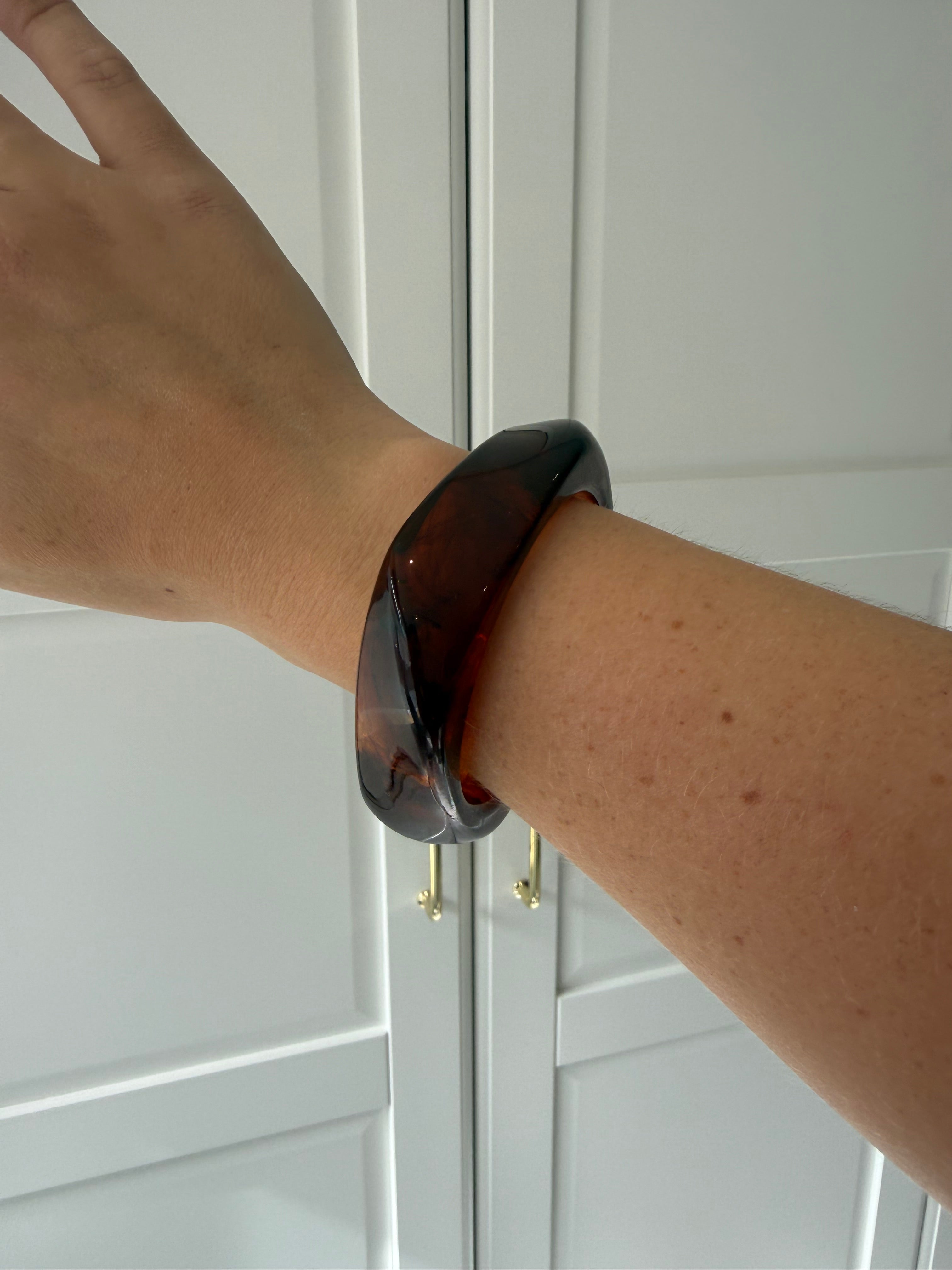 Statement Bangle Armband | Bruin