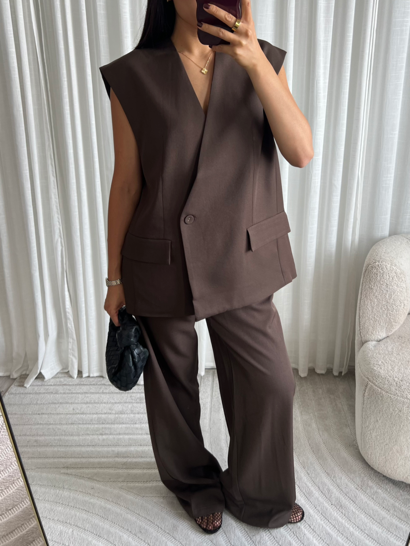 Gilet Sofia | Choco